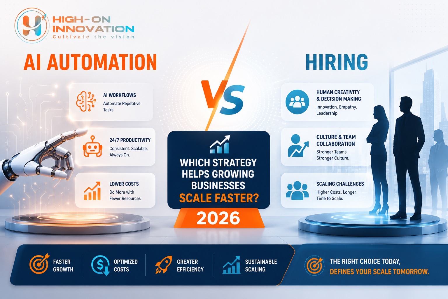 AI Automation vs Hiring in 2026 for Business Growth AI Automation vs Hiring in 2026 for Business Growth