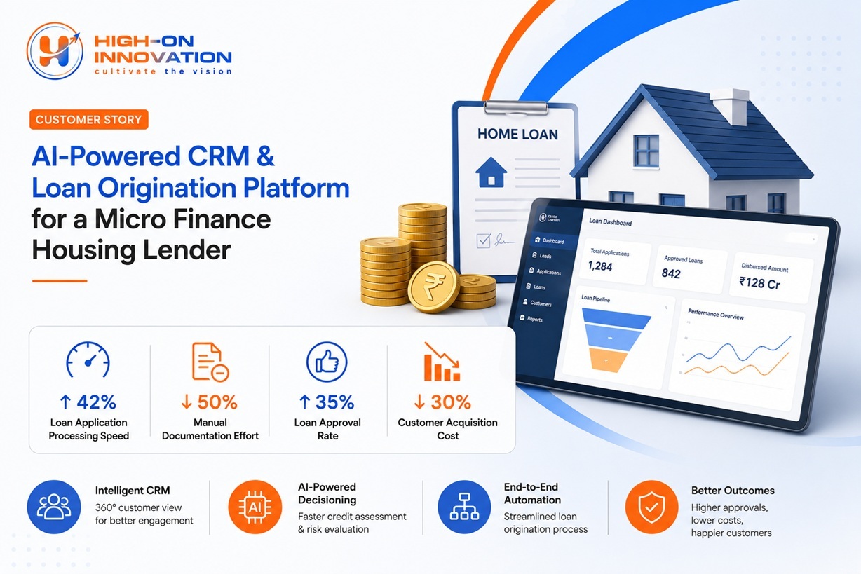 Implemented a Cloud-based Loan Origination System (LOS) Integrated with an AI-powered CRM