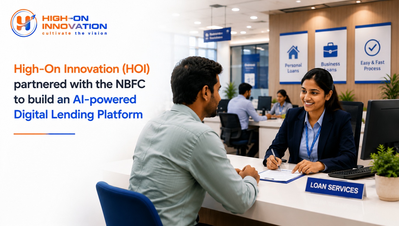 High-On Innovation (HOI) partnered with the NBFC to build an AI-powered Digital Lending Platform