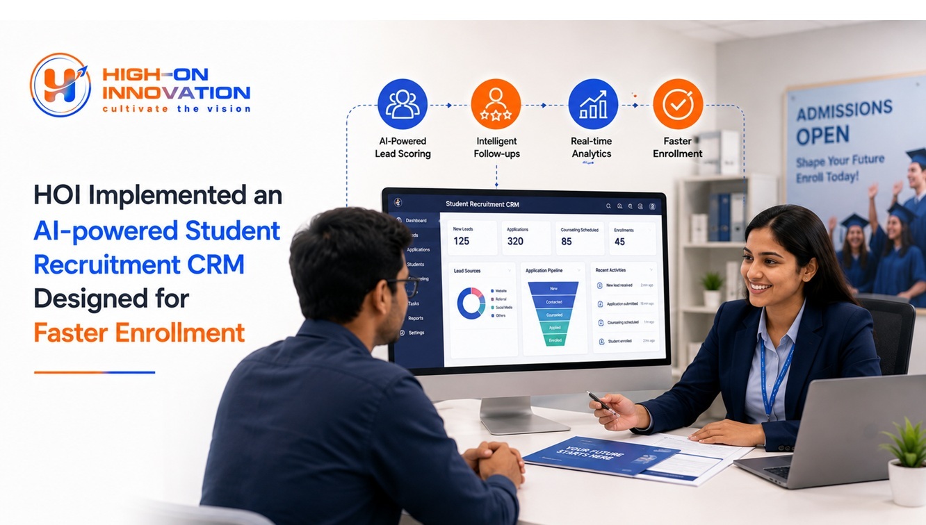 HOI Implemented an AI-powered Student Recruitment CRM Designed for Faster Enrollment